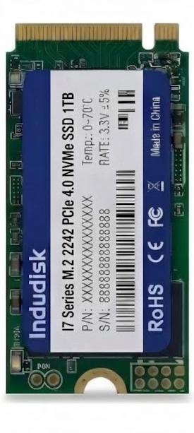 Industrial M.2 2242 NVMe SSD