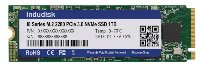 Industrial M.2 2280 NVMe SSD